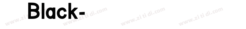 微软雅黑 Black字体转换